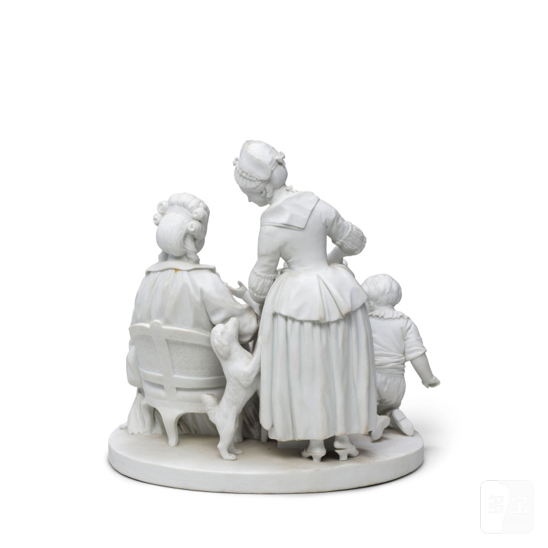 A Sèvres biscuit group of "Le Déjeuner", circa 1770 - 图2